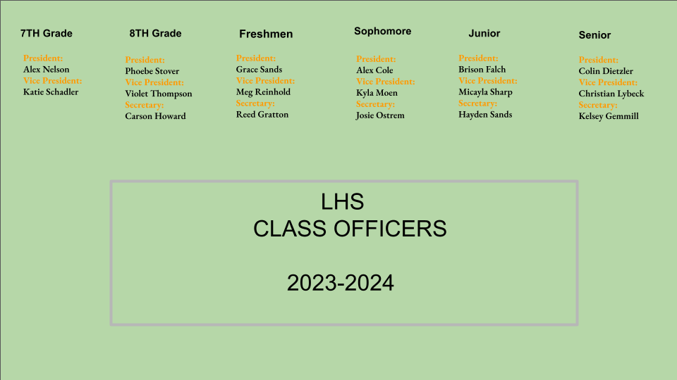 LHS Class Officers