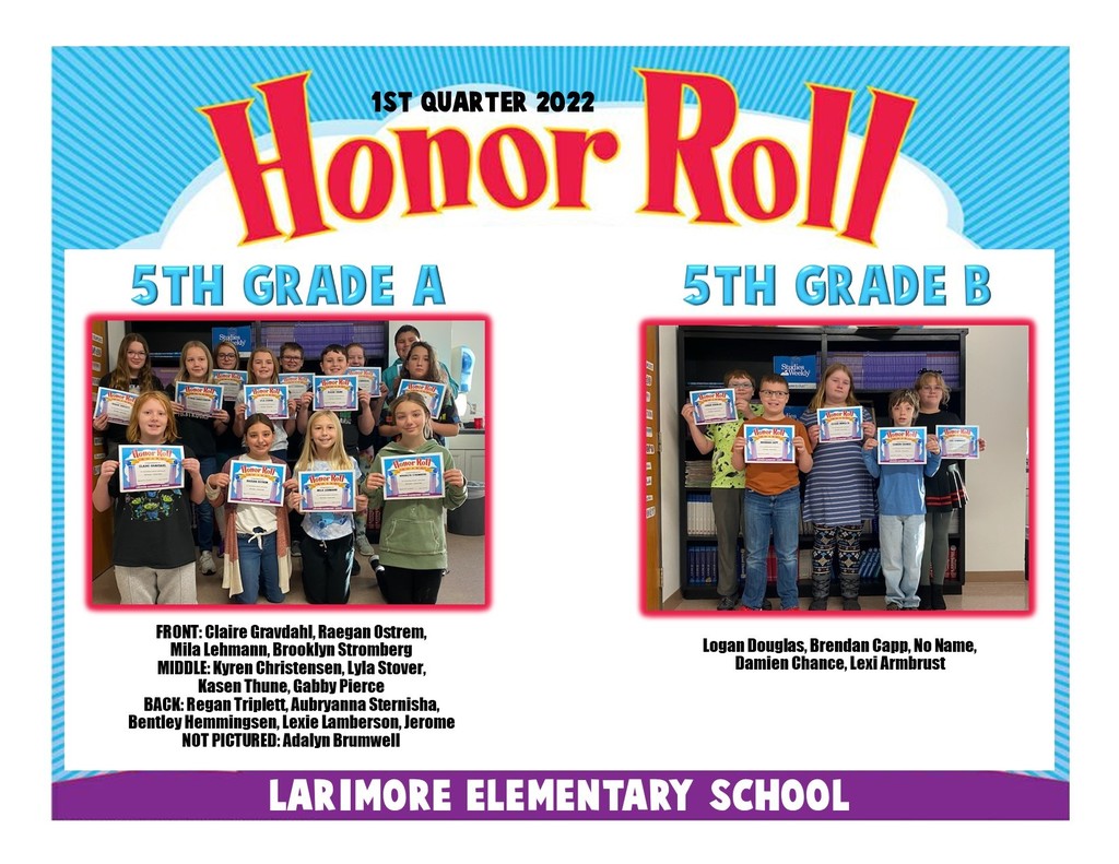 1st qtr honor roll